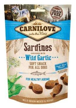 CARNILOVE Soft Snack - miękkie przysmaki dla psa z sardynkami i czosnkiem niedźwiedzim (200 g)