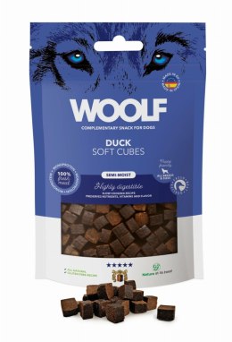 WOOLF Soft Cubes - monoproteinowe smakołyki dla psa, miękkie kosteczki z kaczką 100 g