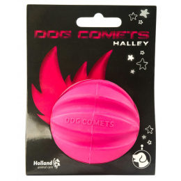 Dog Comets Halley M (6cm) - waniliowa, kauczukowa piłka dla psa, różowa