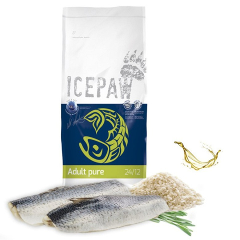 Karma sucha - śledź karma dla dorosłych psów, ICEPAW 2 kg.