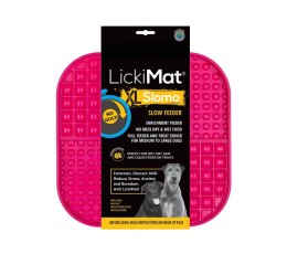 Mata LickiMat® Slomo™ XL różowa - mata dla psa do wylizywania