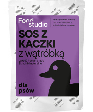 SOS dla psów z KACZKI z wątróbką 100ml, Food Studio Chefs