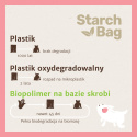 StarchBag – BIOworki na odchody 8 x 15 szt. – różowe