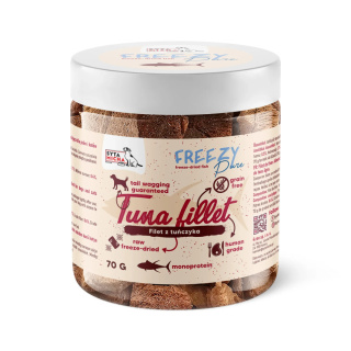 100% liofilizowane mięso tuńczyka dla psa 70g. FREEZY Pure, Syta Micha