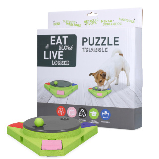 Interaktywna gra logiczna dla psa, Puzzle Triangle, Holland Animal Care