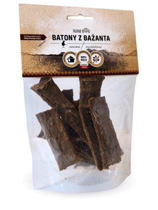 Przysmak dla psa, baton z bażanta 100g. SLOW DOG